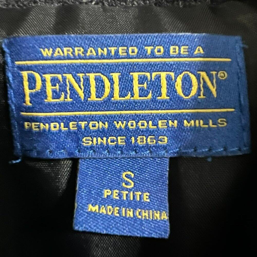 Pendleton Wool Blazer Jacket Black Small Petite W… - image 7